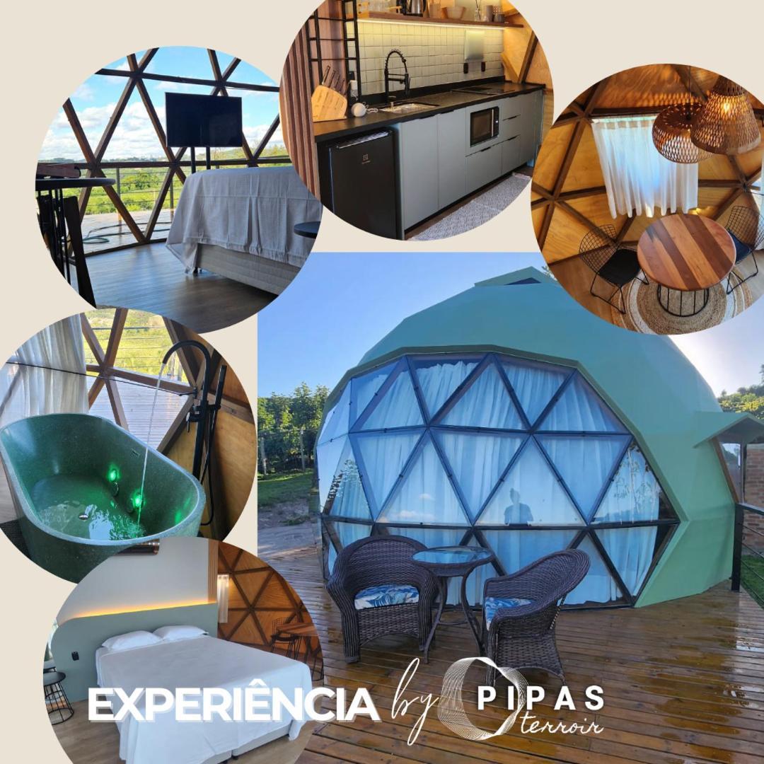 Отель Pipas Terroir & Domos Perlage - Experiencias Unicas No Vale Dos Vinhedos Бенту-Гонсалвис Экстерьер фото